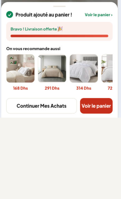 Add to cart: free-delivery progress and cross-sell without leaving the page